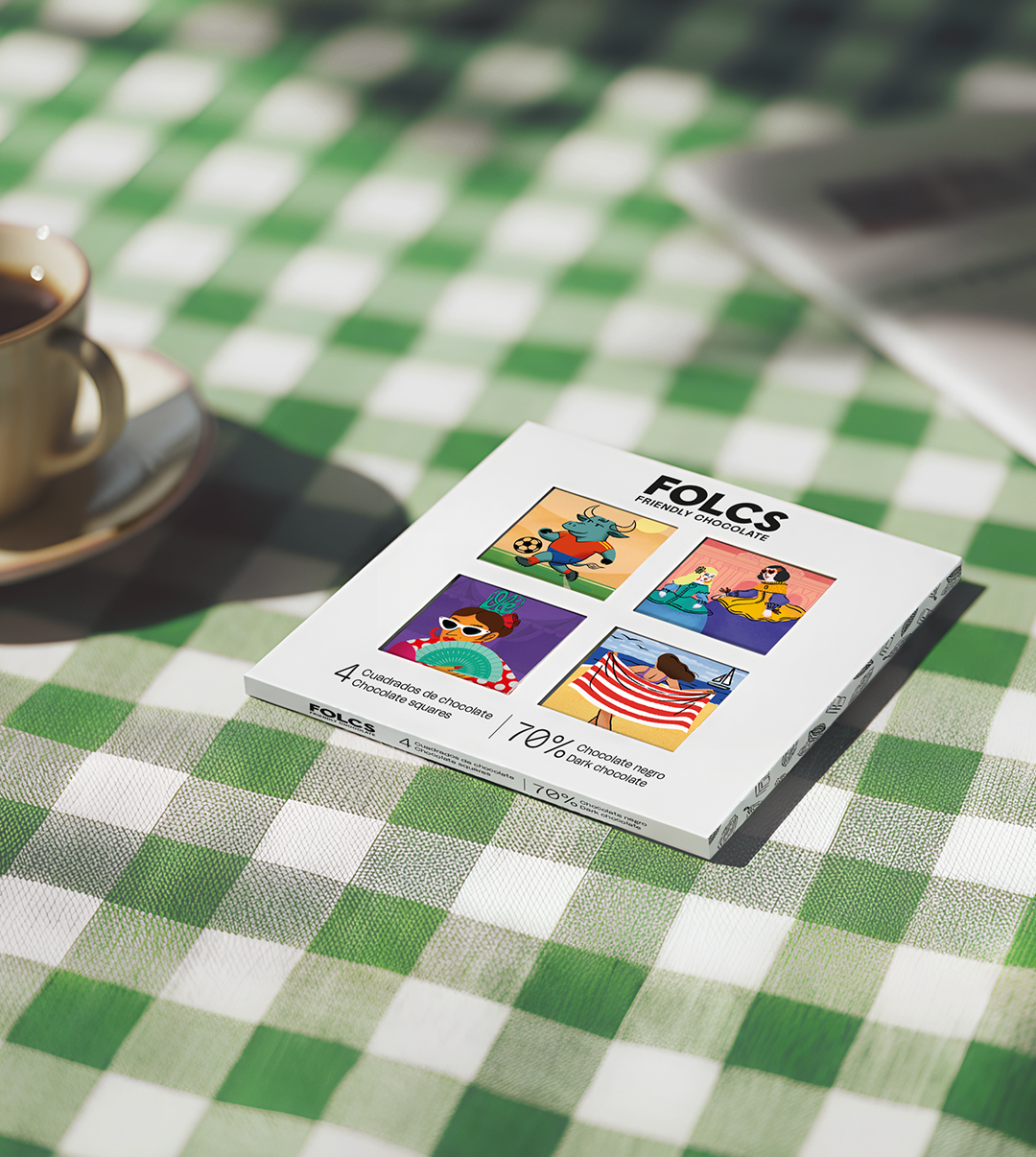 Pack cuadrados de chocolate x4