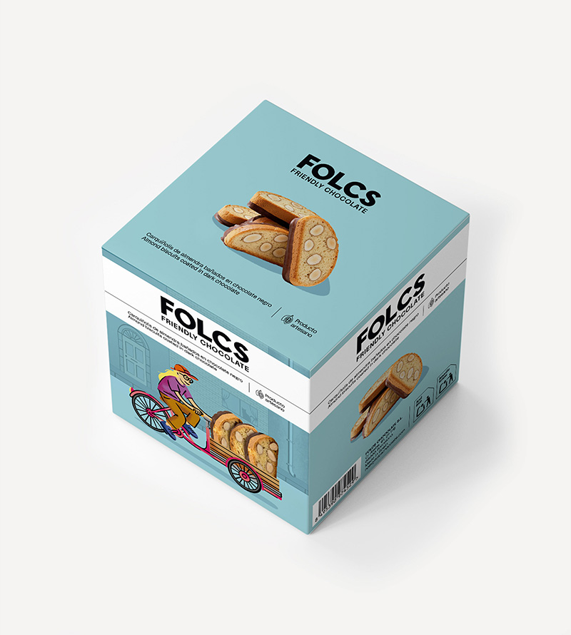 Carquiñolis de almendra bañados en chocolate negro